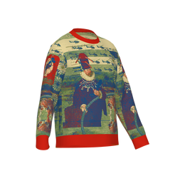 THE HELICOPTER REPAIRMAN Unisex Knitted Cotton Blend Crewneck Classic Fit Sweater