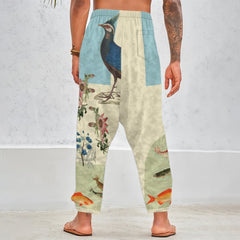 NATURE SPIRIT I Unisex Velvet All-Over Print Harem Pants