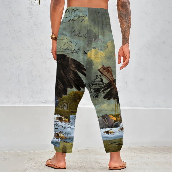 THE YOUNG KING ALT. 2 II Unisex Velvet All-Over Print Harem Pants