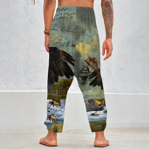 THE YOUNG KING ALT. 2 II Unisex Velvet All-Over Print Harem Pants