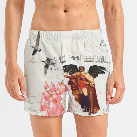 THE KING OF THE FIELD III All-Over Print Men's Poplin Cotton Boxers