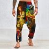 AND THIS, IS THE RAINBOW BRUSH CACTUS. II Unisex Velvet All-Over Print Harem Pants