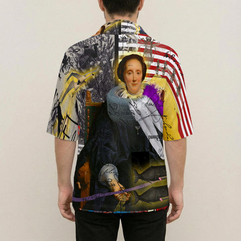 HERE, LET ME HELP YOU OUT WITH THAT II III Unisex All-Over Print Cowl-Neck Batwing T-Shirt