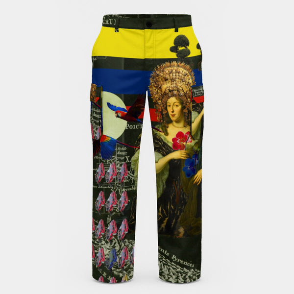 THE FLOWERS OF THE QUEEN All-Over Print Men's Cargo Pants