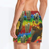 AND THIS, IS THE RAINBOW BRUSH CACTUS. II All-Over Print Men's Poplin Cotton Boxers