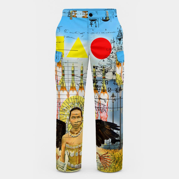 ROCKET GIRL II All-Over Print Men's Cargo Pants