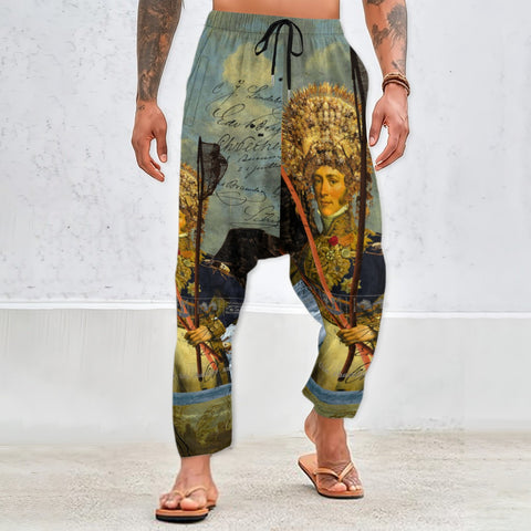 THE YOUNG KING ALT. 2 II Unisex Velvet All-Over Print Harem Pants