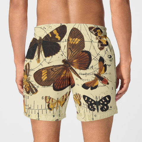 Butterflies 4 All-Over Print Men's Poplin Cotton Boxers