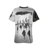 THE WHALE IN THE SKY WOMEN'S AND OWL'S TOURNAMENT Unisex Velvet All Over Print Tee