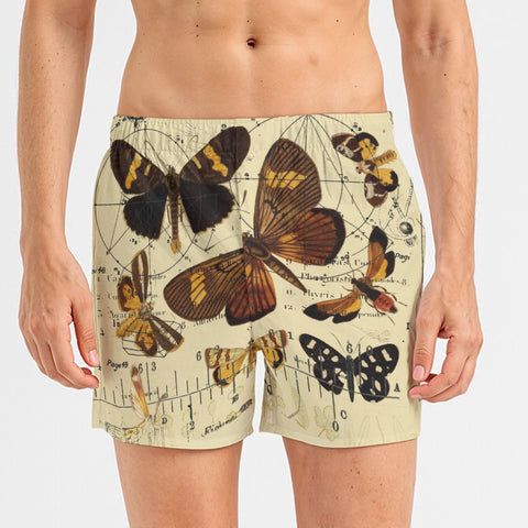 Butterflies 4 All-Over Print Men's Poplin Cotton Boxers