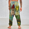ANIMAL MIX CREATURES AND LOST SOULS AT SEA Unisex Velvet All-Over Print Harem Pants