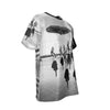 THE WHALE IN THE SKY WOMEN'S AND OWL'S TOURNAMENT Unisex Velvet All Over Print Tee