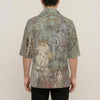FLOWER PAINTING X MISC. ILLUSTRATIONS Unisex All-Over Print Cowl-Neck Batwing T-Shirt