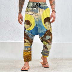 THE CONCERT II Unisex Velvet All-Over Print Harem Pants