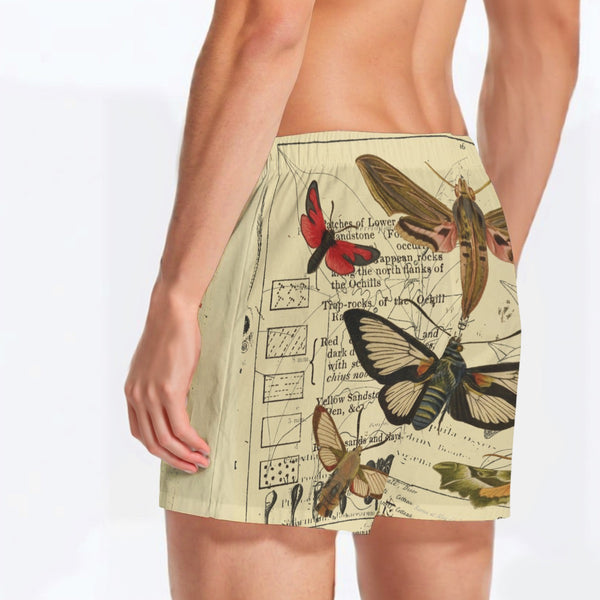 Butterflies 3 All-Over Print Men's Poplin Cotton Boxers