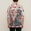 THE TWO WOMEN WITH COIN NECKLACES AND THE MANY SMALL RED LOBSTERS Unisex All-Over Print Cowl-Neck Batwing T-Shirt