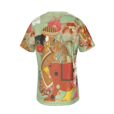 THE BROWN BEAR Unisex Velvet All Over Print Tee