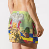 THE WHITE FEATHER HEADDRESS All-Over Print Men's Poplin Cotton Boxers