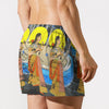 1, 2, 3 V All-Over Print Men's Poplin Cotton Boxers