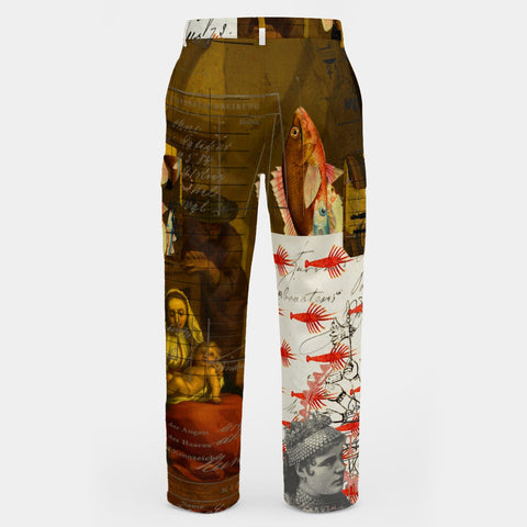 THE VISIT I X THE TWO WOMEN WITH COIN NECKLACES AND THE MANY SMALL RED LOBSTERS All-Over Print Men's Cargo Pants