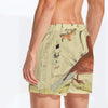 Pigeon and Cactus All-Over Print Men's Poplin Cotton Boxers