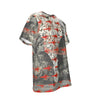 THE TWO WOMEN WITH COIN NECKLACES AND THE MANY SMALL RED LOBSTERS Unisex Velvet All Over Print Tee