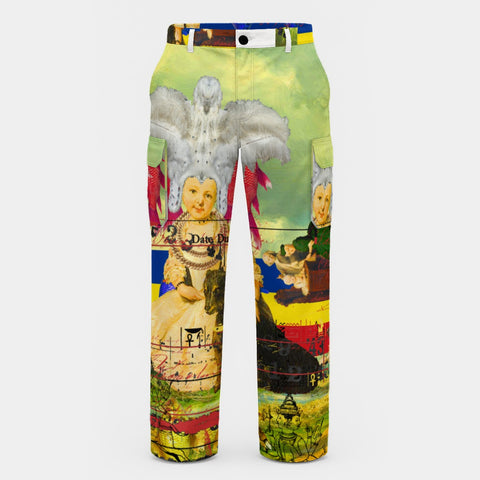 THE WHITE FEATHER HEADDRESS All-Over Print Men's Cargo Pants
