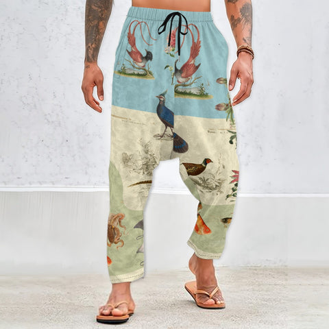 NATURE SPIRIT I Unisex Velvet All-Over Print Harem Pants