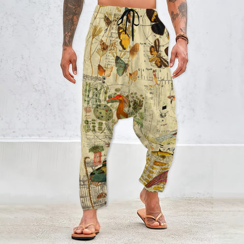 Creation Remixed All Designs Unisex Velvet All-Over Print Harem Pants