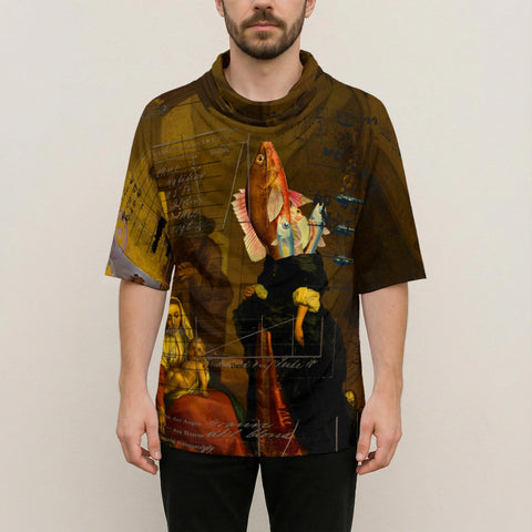 THE VISIT I Unisex All-Over Print Cowl-Neck Batwing T-Shirt