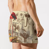 The Flamingo All-Over Print Men's Poplin Cotton Boxers