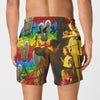 AND THIS, IS THE RAINBOW BRUSH CACTUS. II All-Over Print Men's Poplin Cotton Boxers