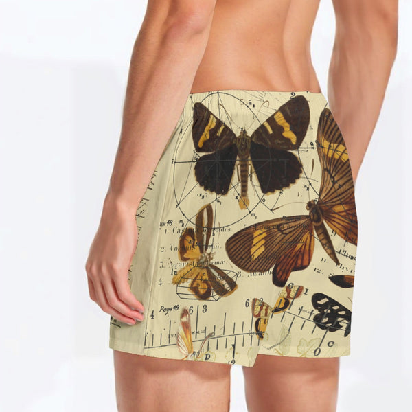 Butterflies 4 All-Over Print Men's Poplin Cotton Boxers