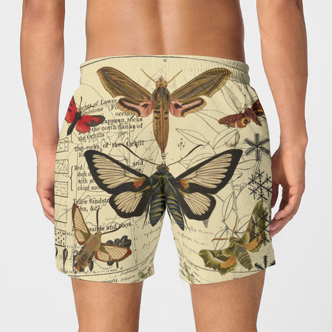 Butterflies 3 All-Over Print Men's Poplin Cotton Boxers