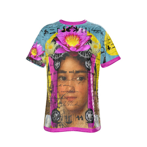 THE BORING HEADDRESS III II II Unisex Velvet All Over Print Tee