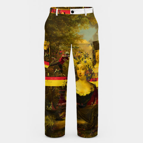 IT'S ALL ABOUT THE YELLOW FLOWER HEADDRESS All-Over Print Men's Cargo Pants