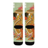 THE BROWN BEAR Unisex Mixed-Fabric Socks
