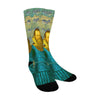 A PACKAGE FOR THE ZEBRAS Unisex Mixed-Fabric Socks