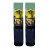 THE LAMP POST Unisex Mixed-Fabric Socks