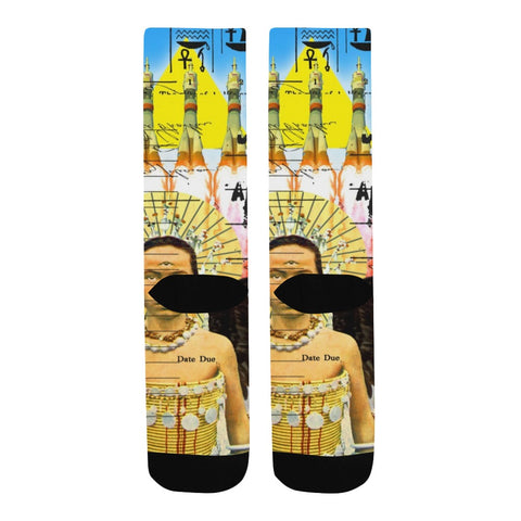 ROCKET GIRL II Unisex Mixed-Fabric Socks