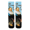THE F22 RAPTOR HUNTER IN EARLY SPRING I Unisex Mixed-Fabric Socks