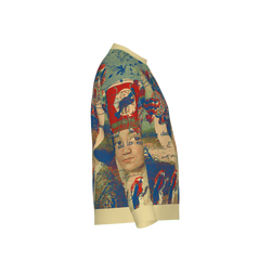 THE BORING HEADDRESS I II II Unisex Knitted Cotton Blend Crewneck Classic Fit Sweater