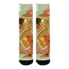 THE BROWN BEAR Unisex Mixed-Fabric Socks