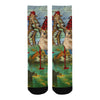 ANIMAL MIX CREATURES AND LOST SOULS AT SEA Unisex Mixed-Fabric Socks