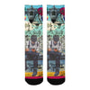 THE TWINS III Unisex Mixed-Fabric Socks