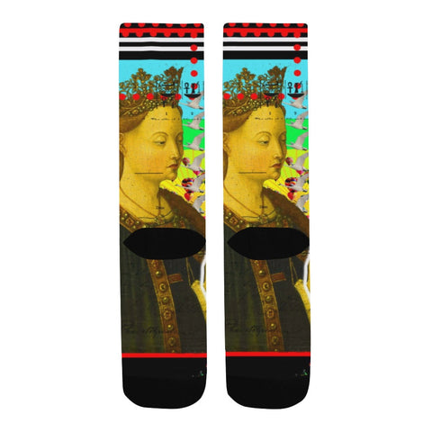 PRAYER II Unisex Mixed-Fabric Socks
