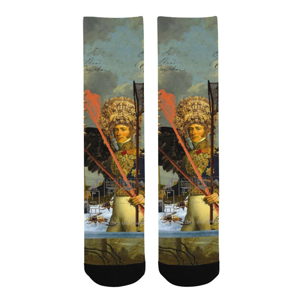 THE YOUNG KING ALT. 2 II Unisex Mixed-Fabric Socks