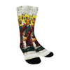 THE HEDGEHOG SOUP UPPER III III Unisex Mixed-Fabric Socks