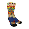 THE BIG PARROT II Unisex Mixed-Fabric Socks