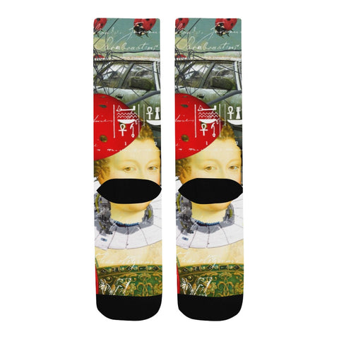 THE LAMP POST III Unisex Mixed-Fabric Socks